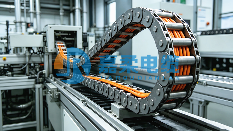 上海嘉柔拖链专用伺服电缆工作图