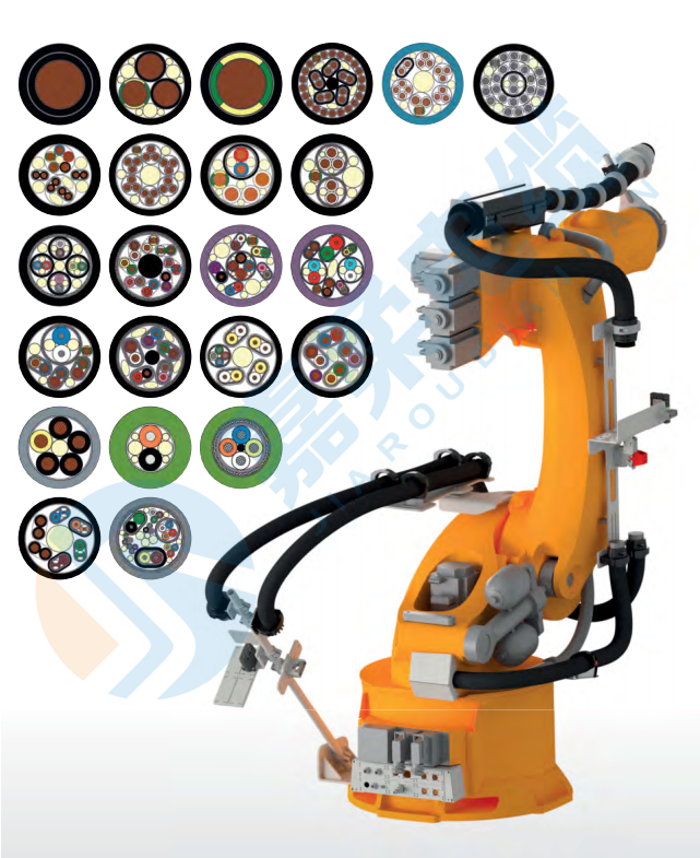 机器人扭转电缆